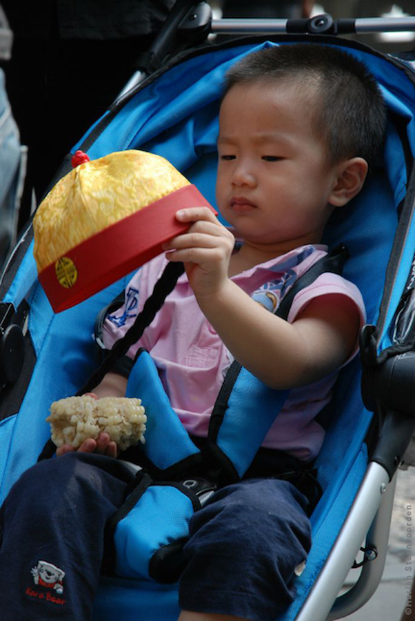 A little emperor at the summer palace, Beijing 