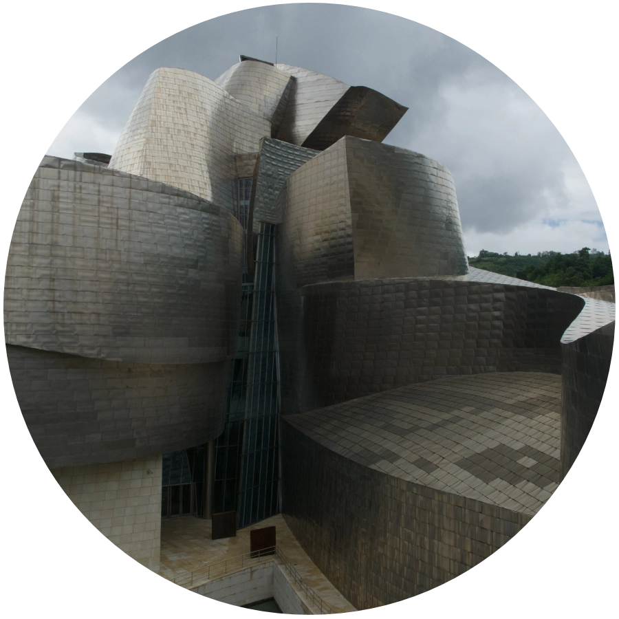 Guggenheim museum in Bilbao, Frank Gehry