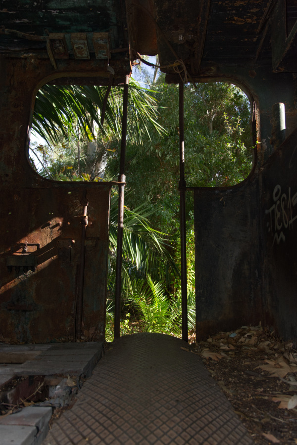 Abandoned railway station in Myloi, Peloponnese