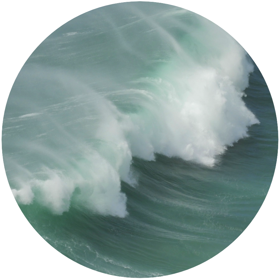 High wave in Nazare Portugal