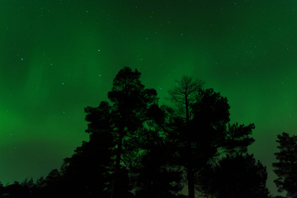 Northern Lights over Keskaro, Sweden