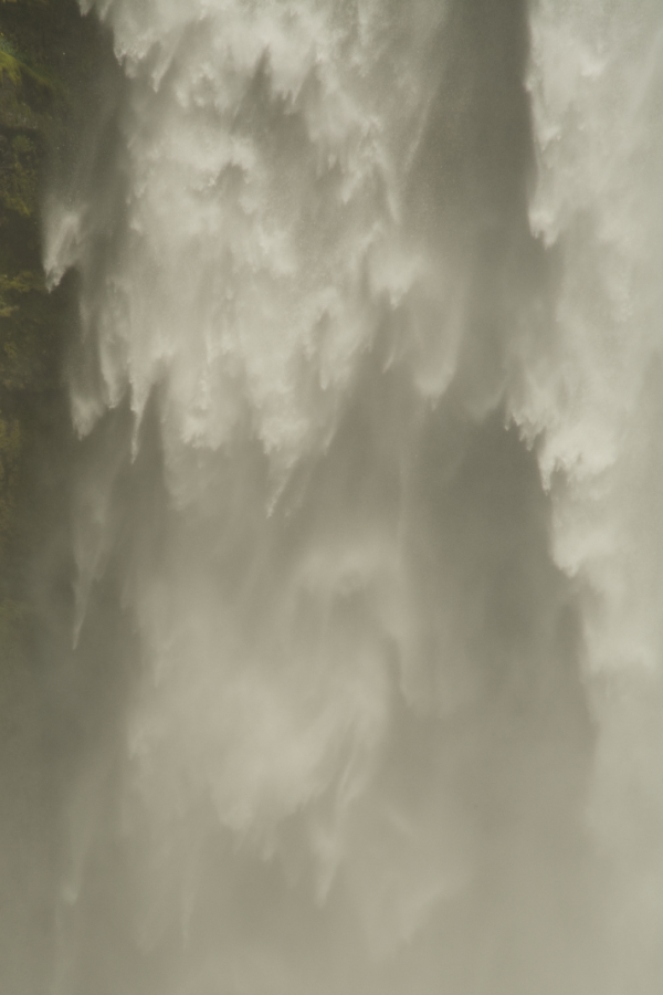 Skogafoss, Island in close up