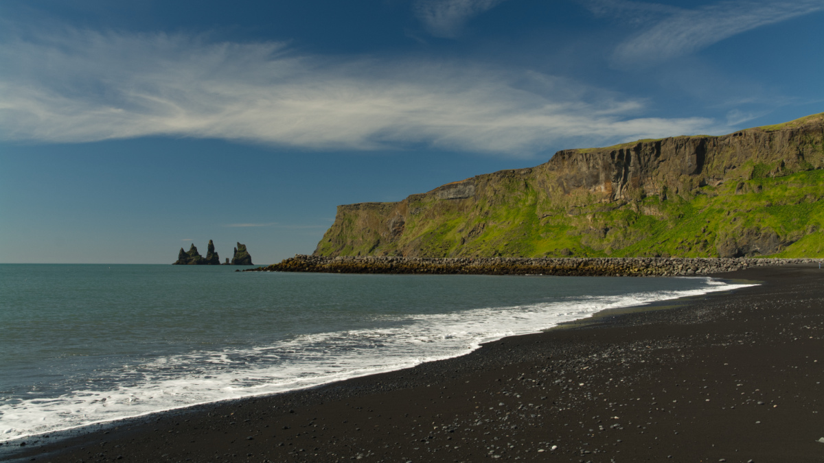 Black beach of Vik, Iceland