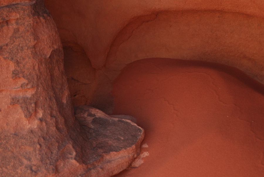Red sand in Wadi Rum, Jordan